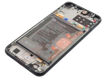 Pantalla Service Pack ips lcd negra con marco negro "midnight black" para Huawei p40 lite e, art-l28, art-l29